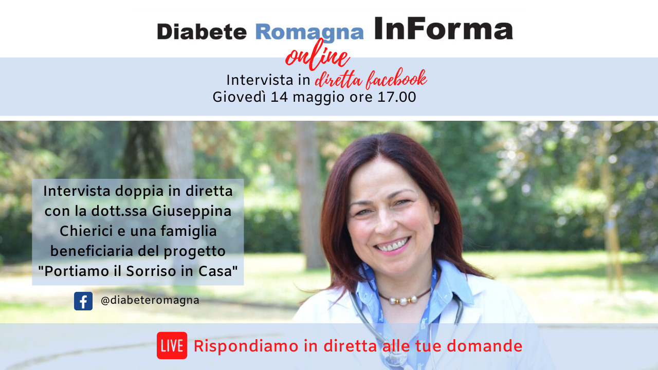 Diabete Romagna InForma Online #4 – Portiamo Il Sorriso In Casa