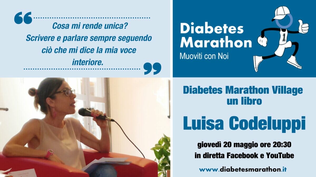 Diabetes Marathon Village, Giovedì 20 Maggio Alle Ore 20.30 “un Libro”, Con Luisa Codeluppi