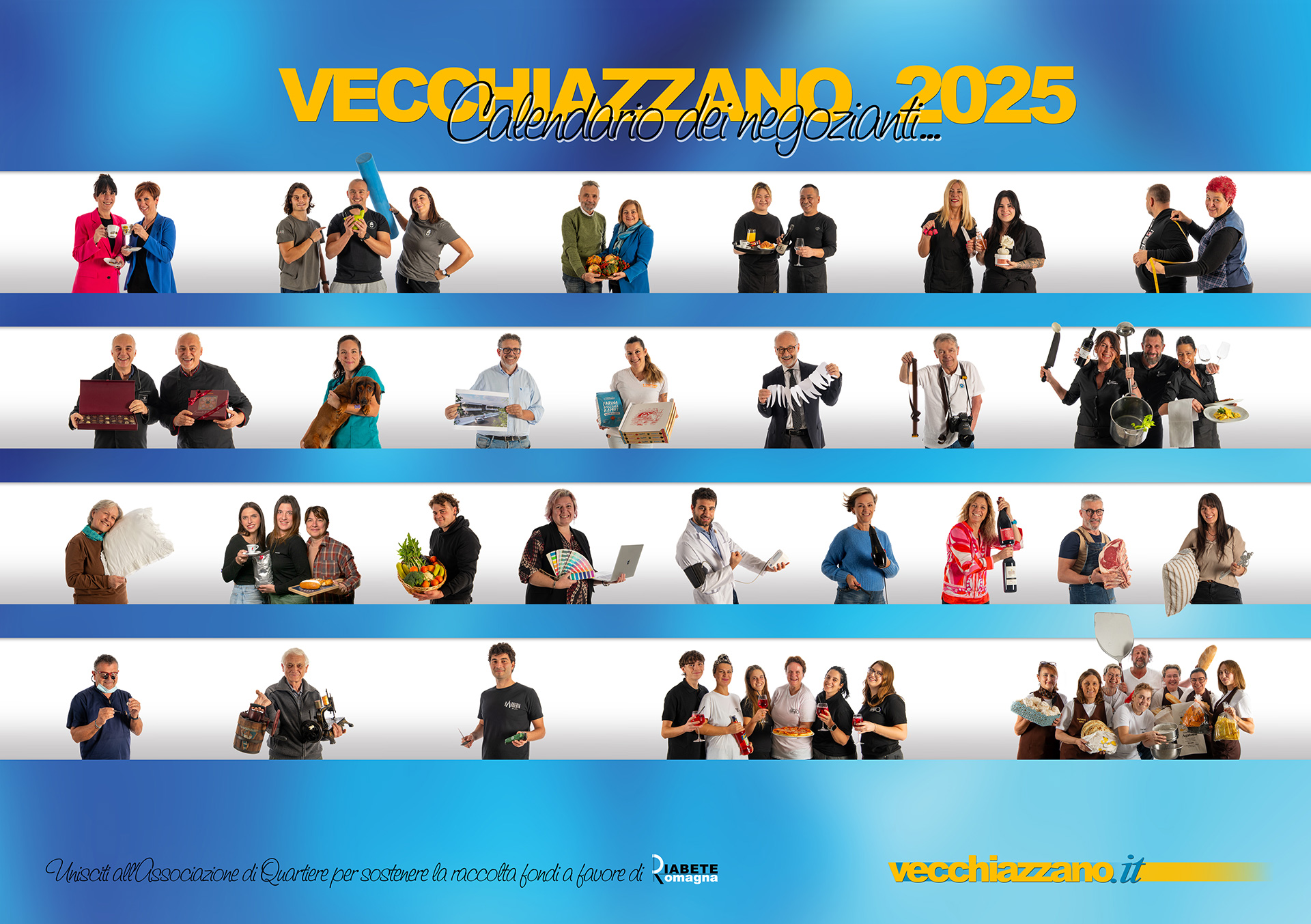 Il Calendario Dei Negozianti Di Vecchiazzano 2025: Un Progetto Di Solidarietà Che Continua A Crescere